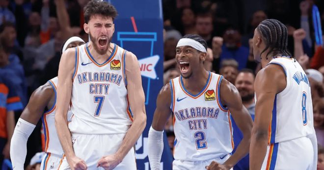 NBA剩余赛程难度排名！雷霆四战掘金，5队难度最高，湖火难度最低