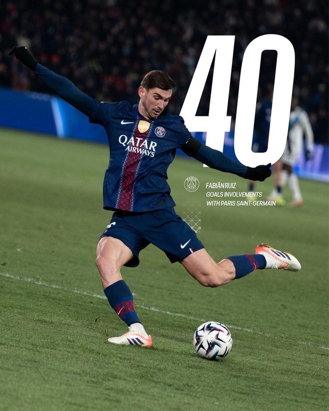 法比安-鲁伊斯里程碑助攻，巴黎