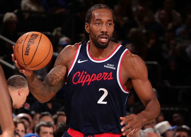 快船莱昂纳德右脚踝扭伤 出战篮网成疑